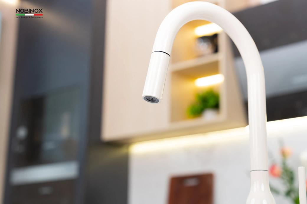 Ảnh VÒI RỬA BÁT DÂY RÚT NOBINOX AQUA NX661B 9