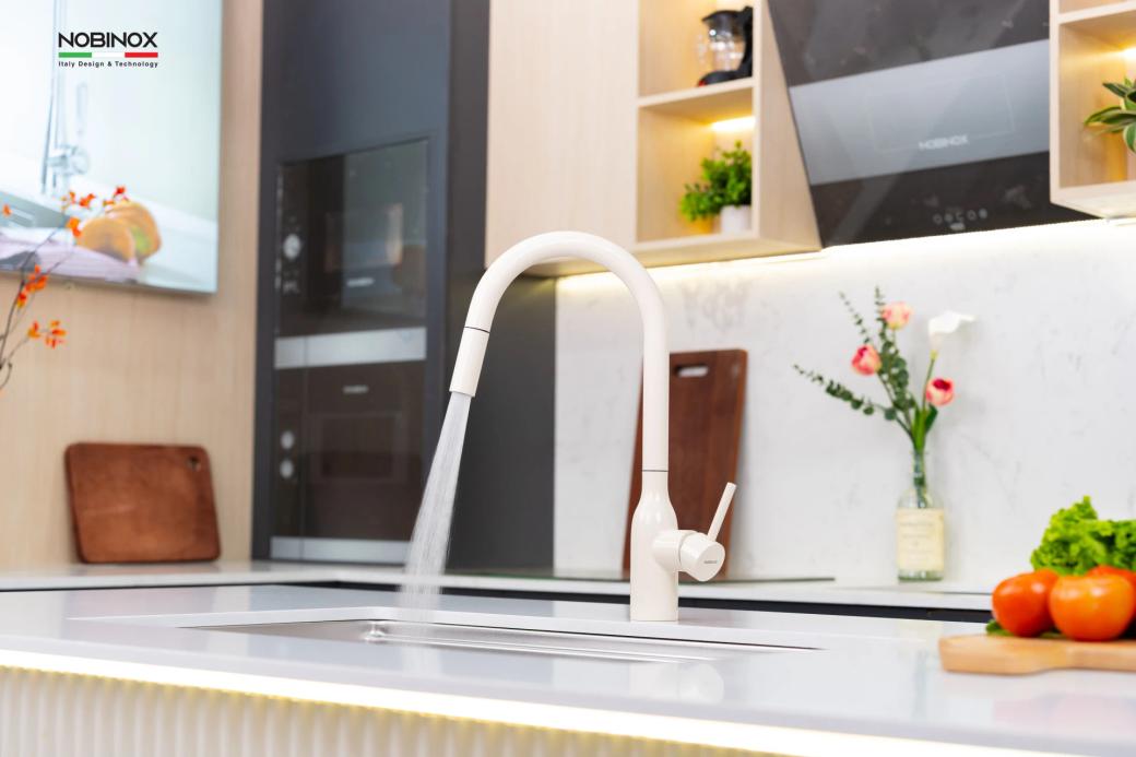 Ảnh VÒI RỬA BÁT DÂY RÚT NOBINOX AQUA NX661B 10