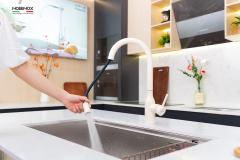 Ảnh VÒI RỬA BÁT DÂY RÚT NOBINOX AQUA NX661B 14