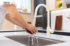 Ảnh VÒI RỬA BÁT DÂY RÚT NOBINOX AQUA NX661B 15