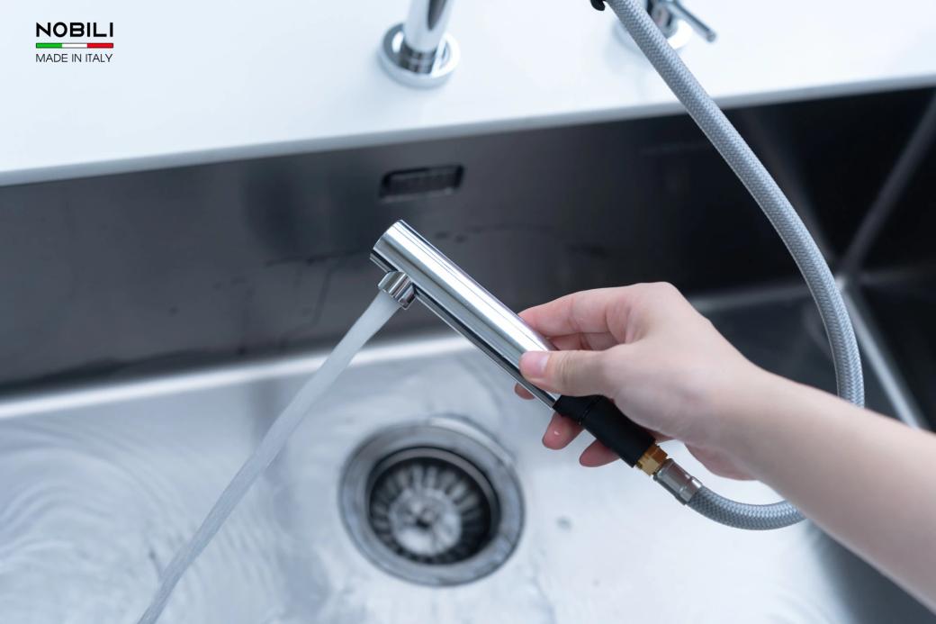 Ảnh VÒI RỬA BÁT DÂY RÚT NOBILI TABLE NB242 18