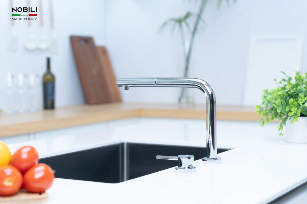 Ảnh VÒI RỬA BÁT DÂY RÚT NOBILI TABLE NB242 14