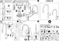 Ảnh VÒI RỬA BÁT DÂY RÚT NOBILI FLAG NB205 33