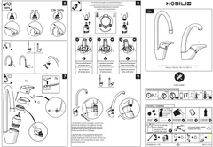 Ảnh Vòi rửa bát cần cứng NOBILI BLUES NB188 33