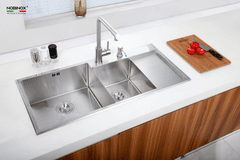 Ảnh CHẬU RỬA BÁT 2 HỐ NOBINOX LIKEN NL746 3