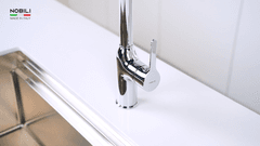 Ảnh Vòi rửa bát cần cứng NOBILI RING NB132 25