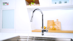 Ảnh VÒI RỬA BÁT DÂY RÚT NOBILI MANIA NB305C 8