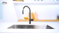 Ảnh VÒI RỬA BÁT DÂY RÚT NOBILI RING NB130LTB 5