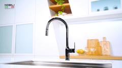 Ảnh VÒI RỬA BÁT DÂY RÚT NOBILI RING NB130LTB 6