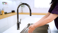 Ảnh VÒI RỬA BÁT DÂY RÚT NOBILI RING NB130LTB 7