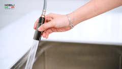 Ảnh VÒI RỬA BÁT DÂY RÚT NOBILI RING NB130LTB 8