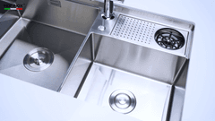 Ảnh CHẬU RỬA BÁT 2 HỐ NOBINOX RAZIA NJ577 8