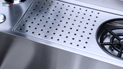 Ảnh CHẬU RỬA BÁT 2 HỐ NOBINOX RAZIA NJ577 9