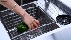 Ảnh CHẬU RỬA BÁT 2 HỐ NOBINOX RAZIA NJ577 21