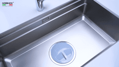 Ảnh CHẬU RỬA BÁT 1 HỐ NOBINOX LIRA NJ562D 5