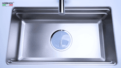 Ảnh CHẬU RỬA BÁT 1 HỐ NOBINOX LIRA NJ562D 4