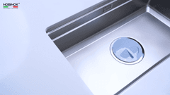 Ảnh CHẬU RỬA BÁT 1 HỐ NOBINOX LIRA NJ562D 13