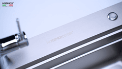 Ảnh CHẬU RỬA BÁT 1 HỐ NOBINOX LIRA NJ564D 13