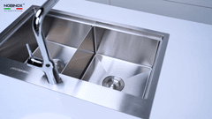 Ảnh CHẬU RỬA BÁT 2 HỐ NOBINOX LUMIA NJ522 9