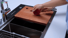 Ảnh CHẬU RỬA BÁT 2 HỐ NOBINOX LUMIA NJ522 14