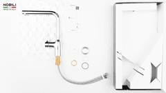 Ảnh Vòi rửa bát cần cứng NOBILI MANIA NB214 16