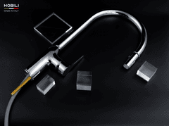 Ảnh VÒI RỬA BÁT DÂY RÚT NOBILI RING NB131L 9