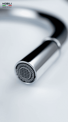 Ảnh VÒI RỬA BÁT DÂY RÚT NOBILI RING NB131L 17