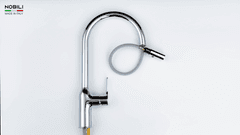 Ảnh VÒI RỬA BÁT DÂY RÚT NOBILI RING NB131L 22