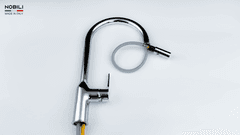 Ảnh VÒI RỬA BÁT DÂY RÚT NOBILI RING NB131L 24