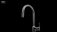 Ảnh VÒI RỬA BÁT DÂY RÚT NOBILI RING NB130LTB 3