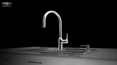 Ảnh VÒI RỬA BÁT DÂY RÚT NOBILI RING NB131L 2