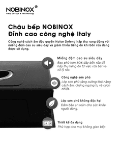 Ảnh CHẬU RỬA BÁT 2 HỐ NOBINOX LIKEN NL785 20
