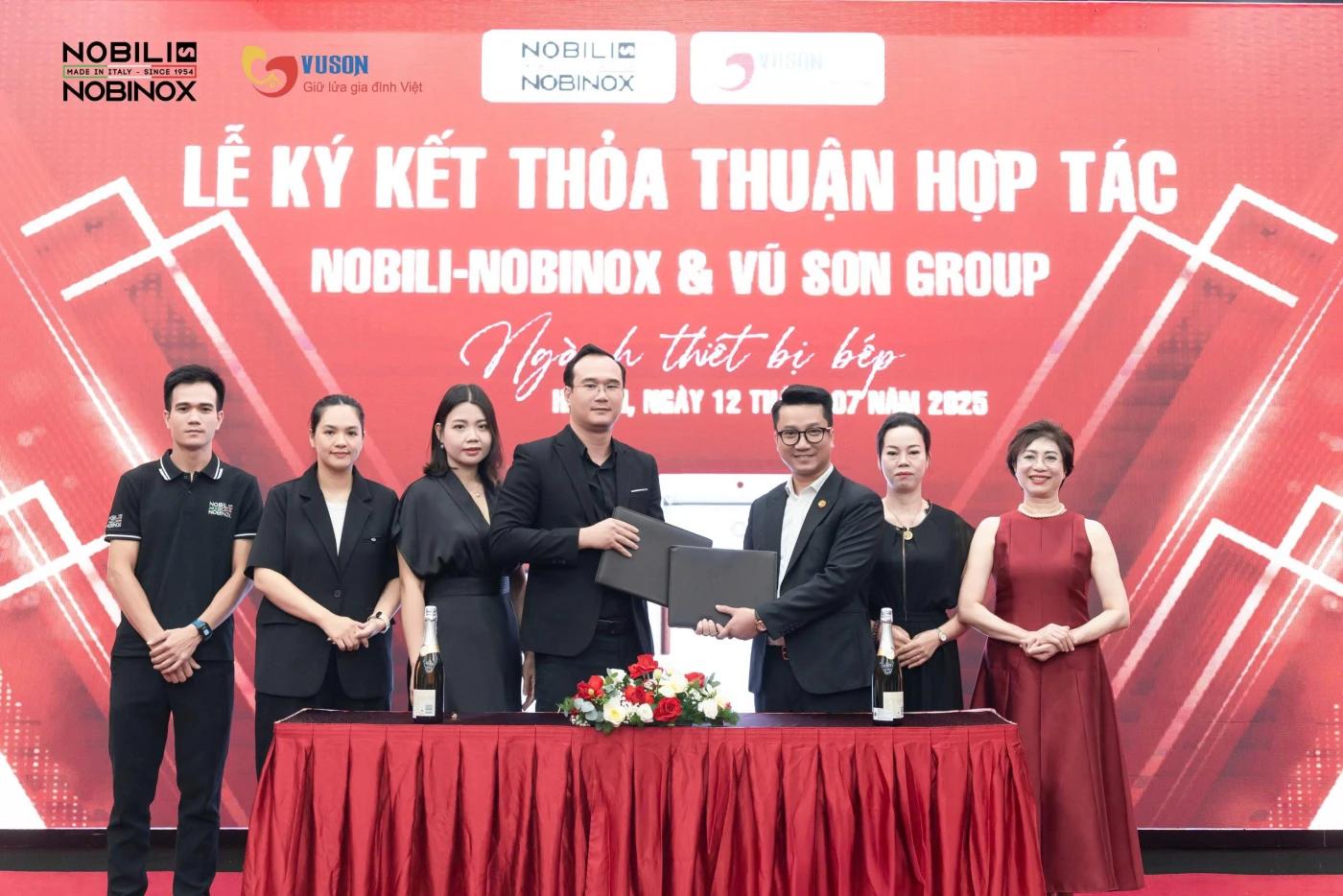 Nobili Nobinox hợp tác cùng Vũ Sơn Group: Mang chậu vòi bếp cao cấp từ Italy đến với từng căn bếp Việt