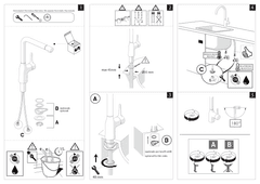 Ảnh Vòi rửa bát cần cứng NOBILI MANIA NB214 13