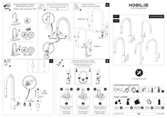 Ảnh VÒI RỬA BÁT DÂY RÚT NOBILI RING NB131L 31