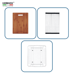 Ảnh CHẬU RỬA BÁT 2 HỐ NOBINOX LIKEN NL748 12