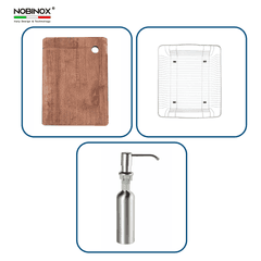 Ảnh CHẬU RỬA BÁT 2 HỐ NOBINOX LIKEN NL786 15