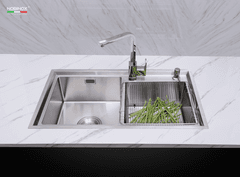Ảnh CHẬU RỬA BÁT 2 HỐ NOBINOX LIKEN NL786 4