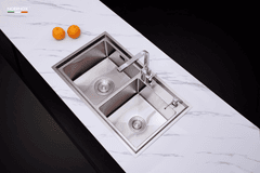 Ảnh CHẬU RỬA BÁT 2 HỐ NOBINOX LIKEN NL786 5