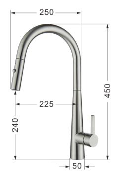 Ảnh VÒI RỬA BÁT DÂY RÚT NOBINOX WINTO NX501 15