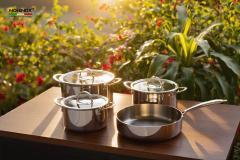 Ảnh BỘ NỒI CHẢO 4 MÓN NOBINOX PLANUM NX800 2