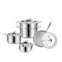 Ảnh BỘ NỒI CHẢO 4 MÓN NOBINOX VESTA NX520 1