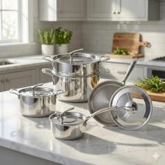 Ảnh BỘ NỒI CHẢO 4 MÓN NOBINOX VESTA NX520 2