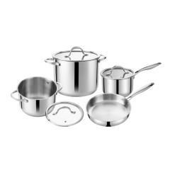 Ảnh BỘ NỒI CHẢO QUÁNH INOX 4 MÓN NOBINOX GUN NX500 1