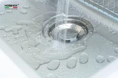 Ảnh CHẬU RỬA BÁT 1 HỐ NOBINOX LIRA NJ580D 8