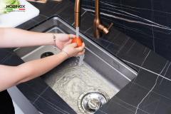 Ảnh CHẬU RỬA BÁT 1 HỐ NOBINOX LUMIA NX556 11