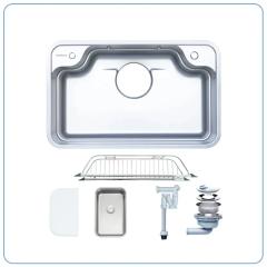 Ảnh CHẬU RỬA BÁT 1 HỐ NOBINOX ARVO B275 2