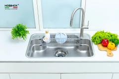 Ảnh CHẬU RỬA BÁT 1 HỐ NOBINOX ARVO B180 3