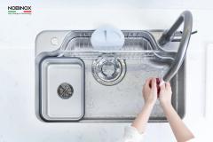 Ảnh CHẬU RỬA BÁT 1 HỐ NOBINOX ARVO B275 9