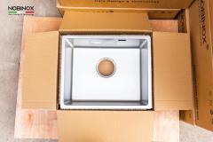 Ảnh CHẬU RỬA BÁT 1 HỐ NOBINOX LISA NN545S 3